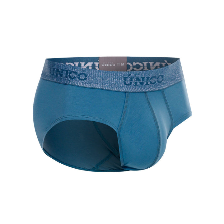 Mundo Unico Teal Men's Boxer Brief in Blue – men's boxer briefs Handmade in Colombia