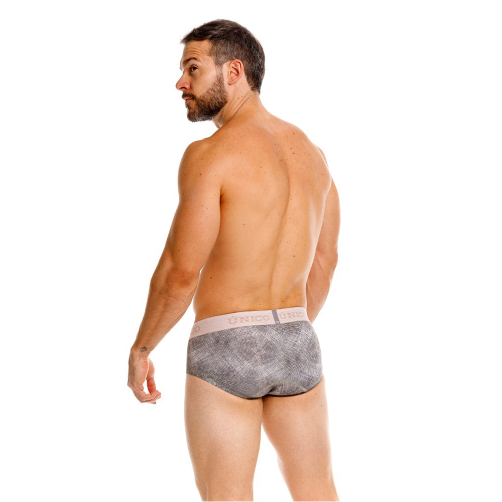 Mundo Unico Tundra Men's Boxer Brief in Gray – men's boxer briefs Handmade in Colombia