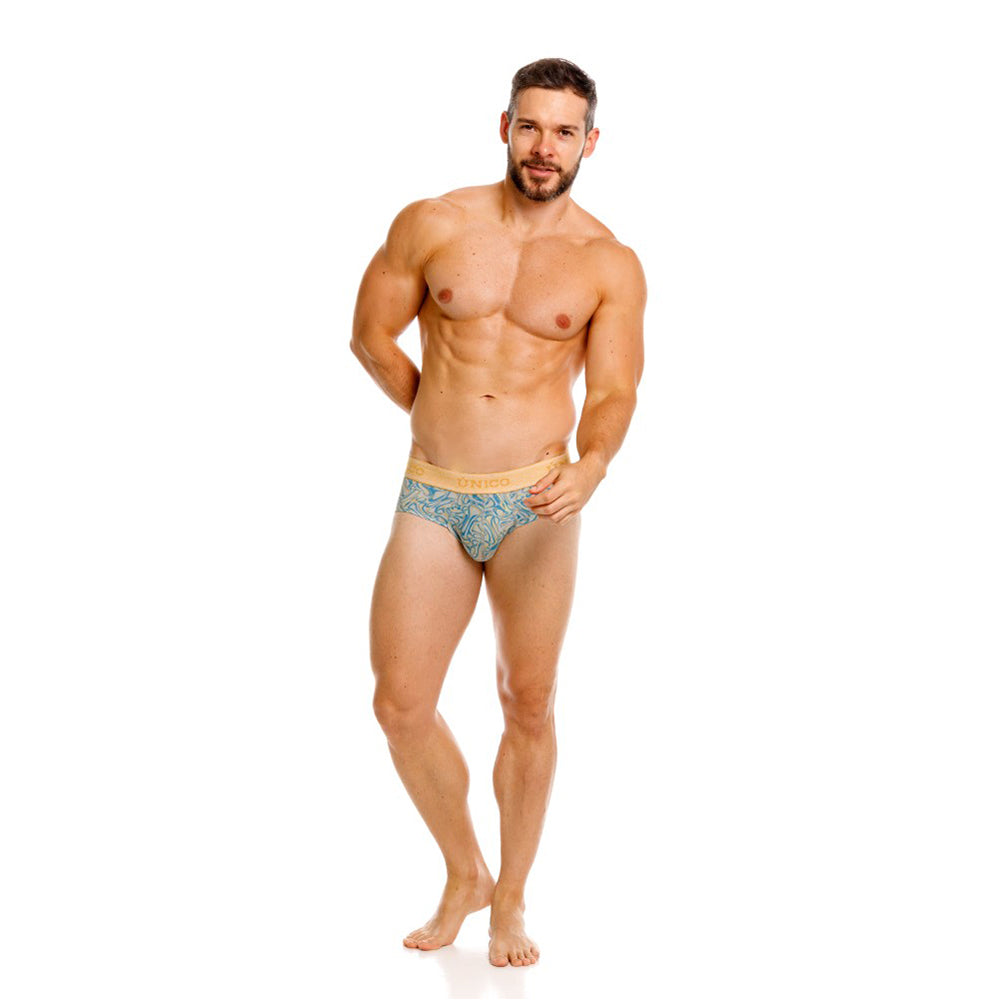 Mundo Unico Vortex Men's Boxer Brief in Blue – men's boxer briefs Handmade in Colombia