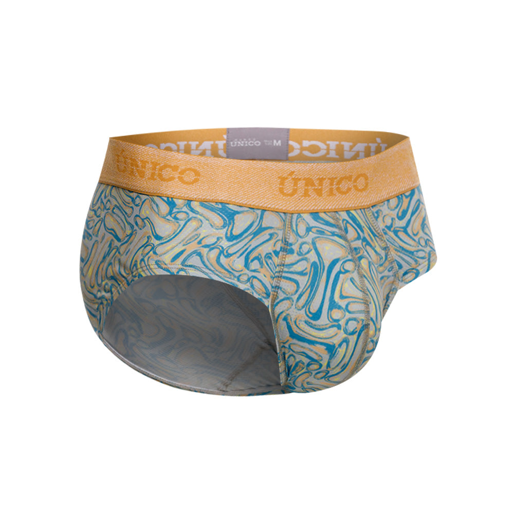 Mundo Unico Vortex Men's Boxer Brief in Blue – men's boxer briefs Handmade in Colombia