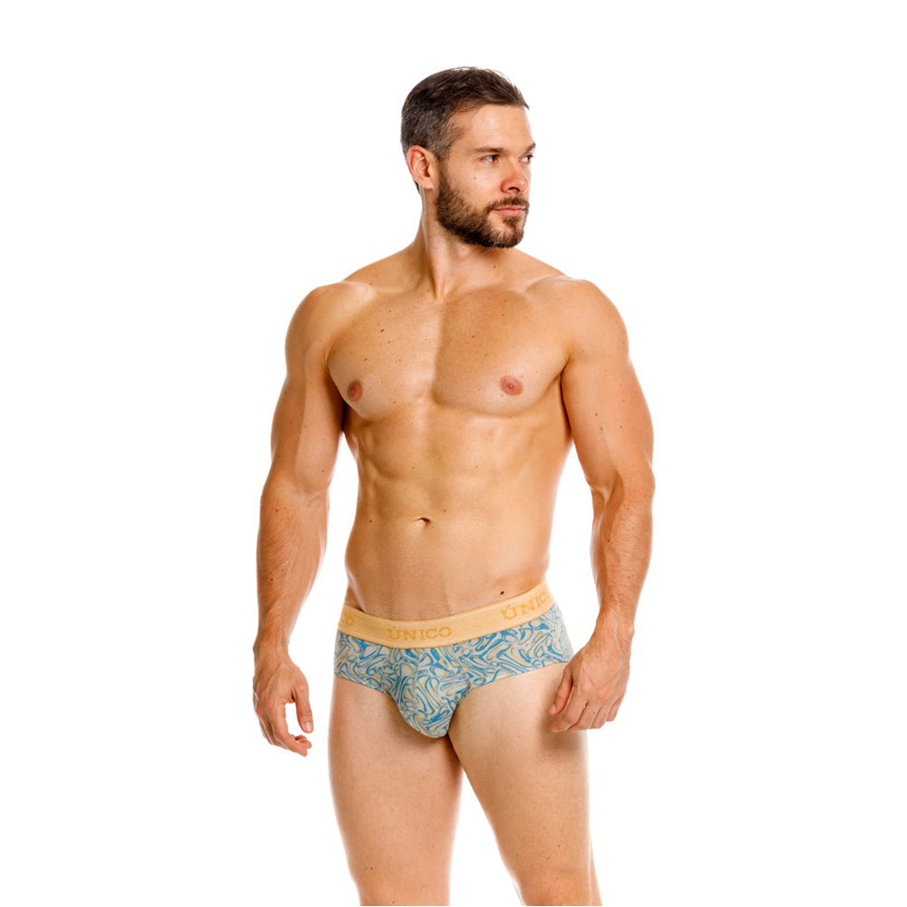 Mundo Unico Vortex Men's Boxer Brief in Blue – men's boxer briefs Handmade in Colombia