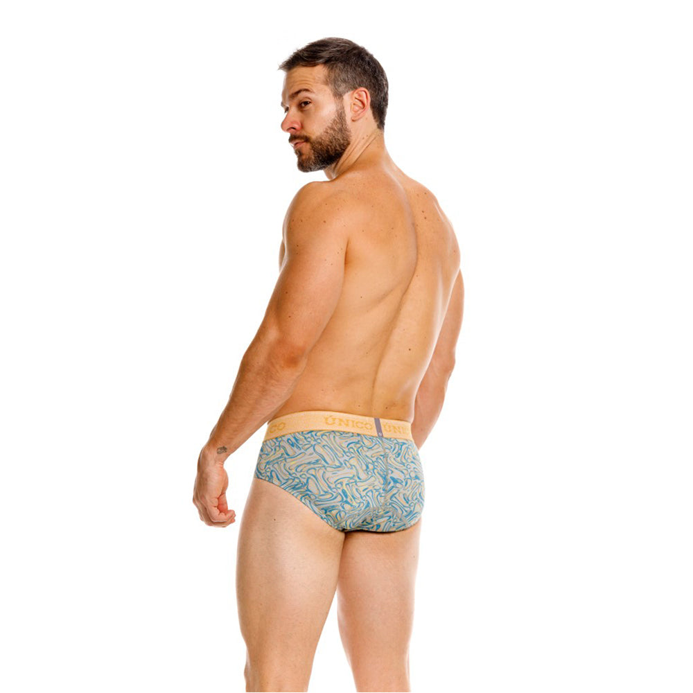 Mundo Unico Vortex Men's Boxer Brief in Blue – men's boxer briefs Handmade in Colombia