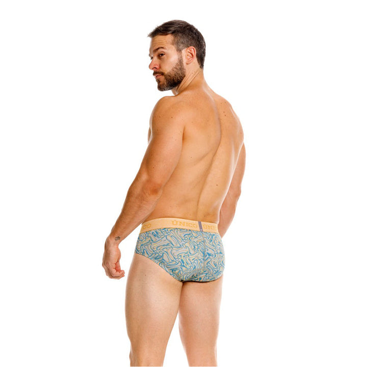 Mundo Unico Vortex Men's Boxer Brief in Blue – men's boxer briefs Handmade in Colombia