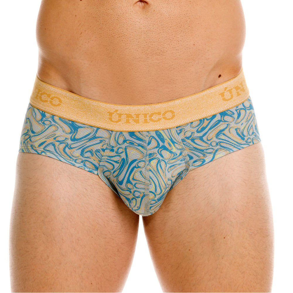Mundo Unico Vortex Men's Boxer Brief in Blue – men's boxer briefs Handmade in Colombia