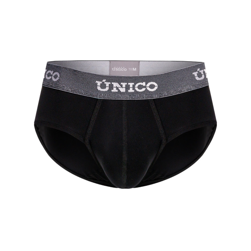 Mundo Unico Men's Cratos Black Microfiber Boxer Briefs