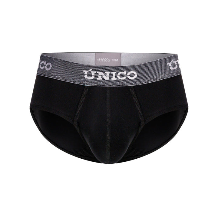 Mundo Unico Men's Cratos Black Microfiber Boxer Briefs