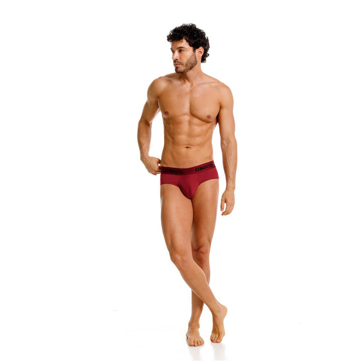 Mundo Unico Grana Men's Boxer Brief in Wine – men's boxer briefs Handmade in Colombia