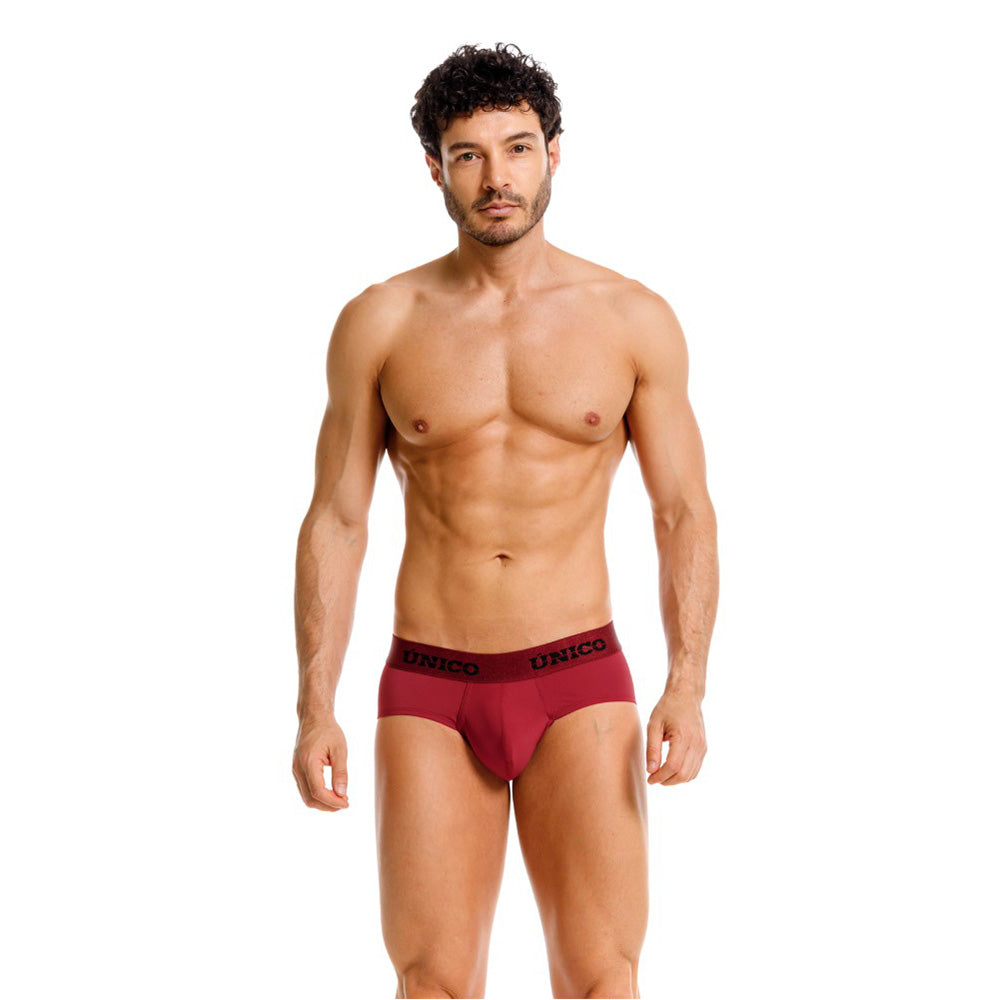 Mundo Unico Grana Men's Boxer Brief in Wine – men's boxer briefs Handmade in Colombia