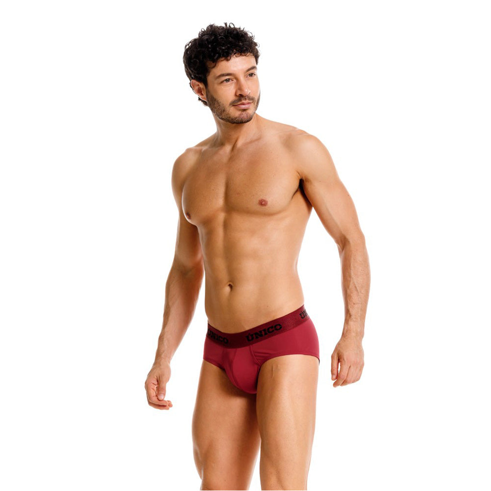 Mundo Unico Grana Men's Boxer Brief in Wine – men's boxer briefs Handmade in Colombia