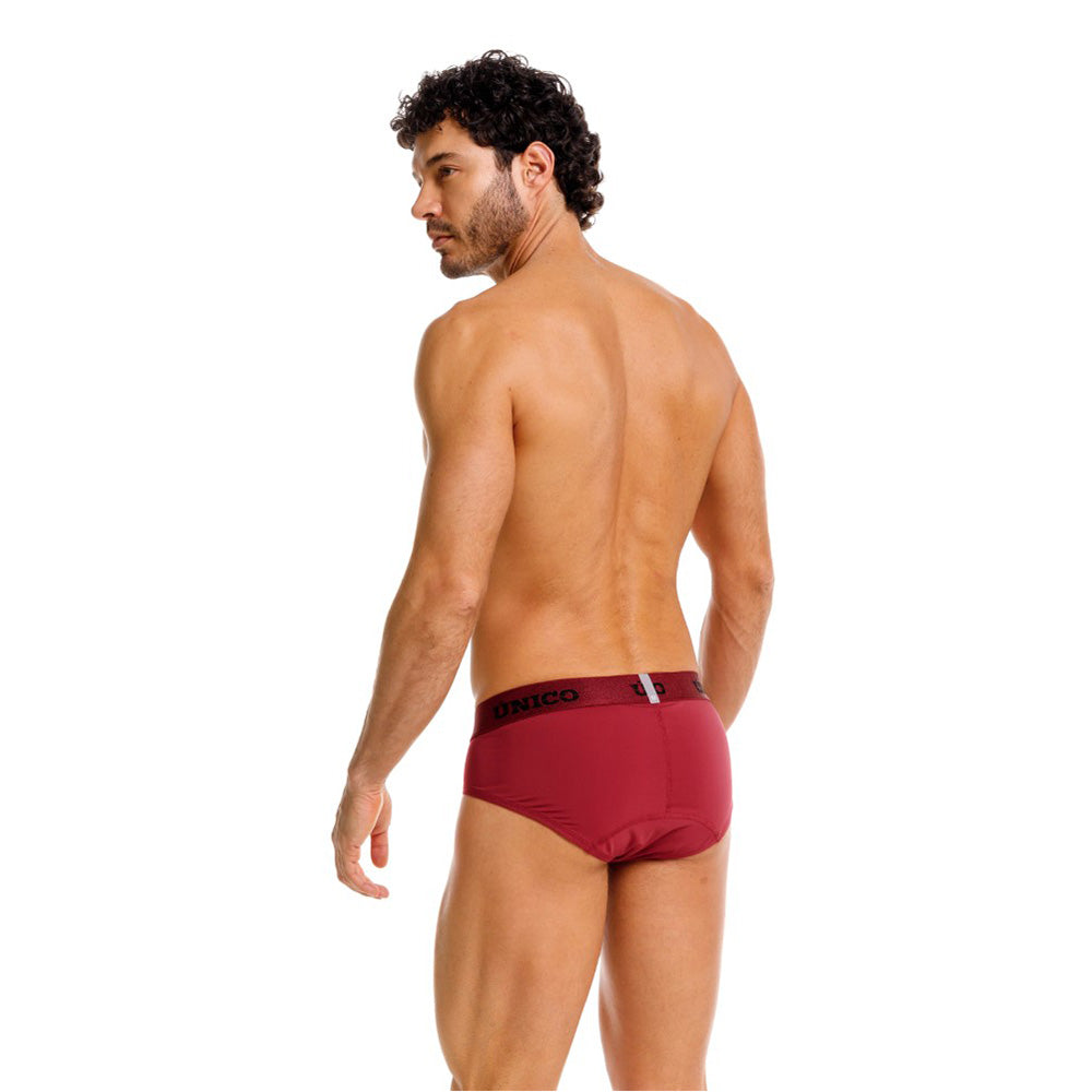 Mundo Unico Grana Men's Boxer Brief in Wine – men's boxer briefs Handmade in Colombia