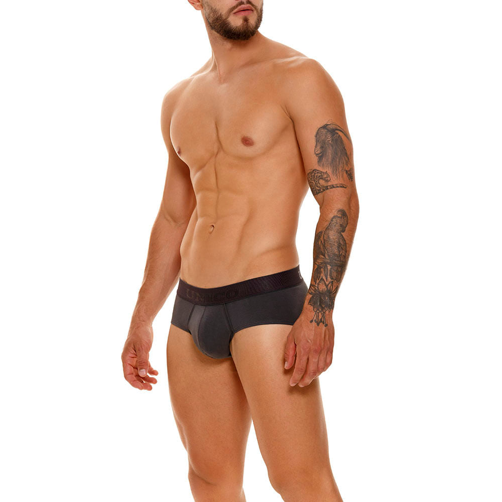 Mundo Unico Zebrano Men's Boxer Briefs | Gray