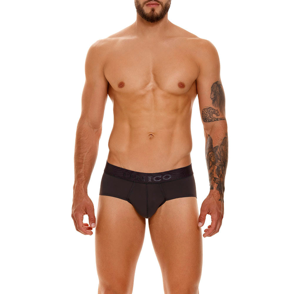 Mundo Unico Men's Zebrano M23 Dark Grey Solid Boxer Briefs
