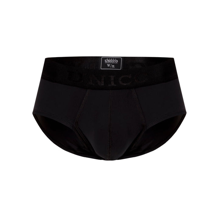 Unico Boxer Brief Roble A23 - Men's Black Premium Cotton Boxer Brief