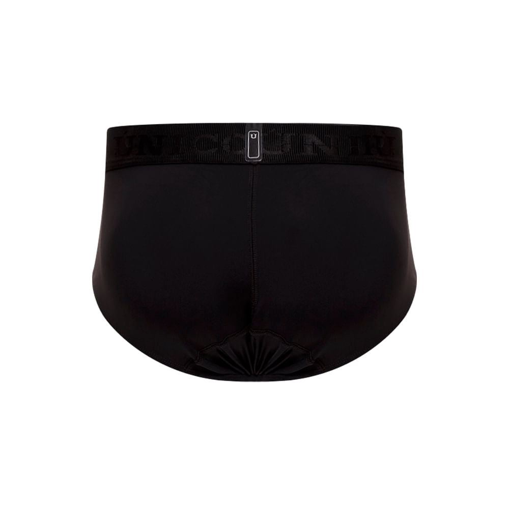Unico Boxer Brief Roble A23 - Men's Black Premium Cotton Boxer Brief