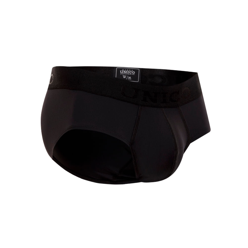 Unico Boxer Brief Roble A23 - Men's Black Premium Cotton Boxer Brief