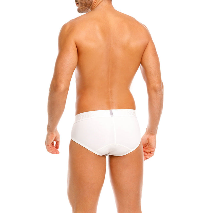 Mundo Unico Men’s Boxer Brief Nivjis Beige - Solid Microfiber Comfort Boxer Briefs with Support Pouch