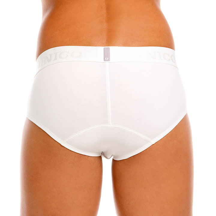 Mundo Unico Men’s Boxer Brief Nivjis Beige - Solid Microfiber Comfort Boxer Briefs with Support Pouch