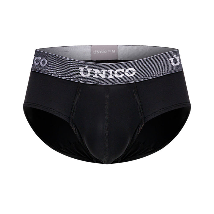 Mundo Unico Men's Sorona Negro Boxer Briefs - Premium Cotton Comfort with Anatomical Support