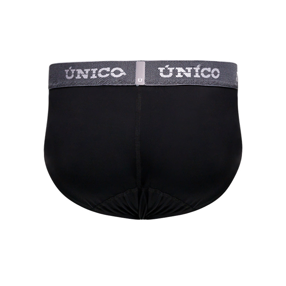 Mundo Unico Men's Sorona Negro Boxer Briefs - Premium Cotton Comfort with Anatomical Support