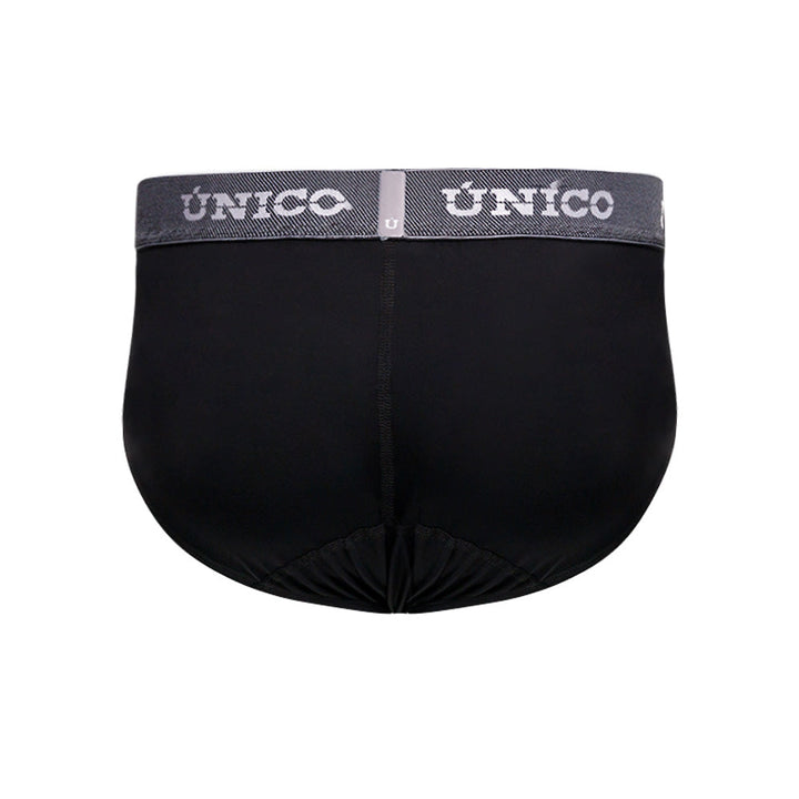 Mundo Unico Men's Sorona Negro Boxer Briefs - Premium Cotton Comfort with Anatomical Support