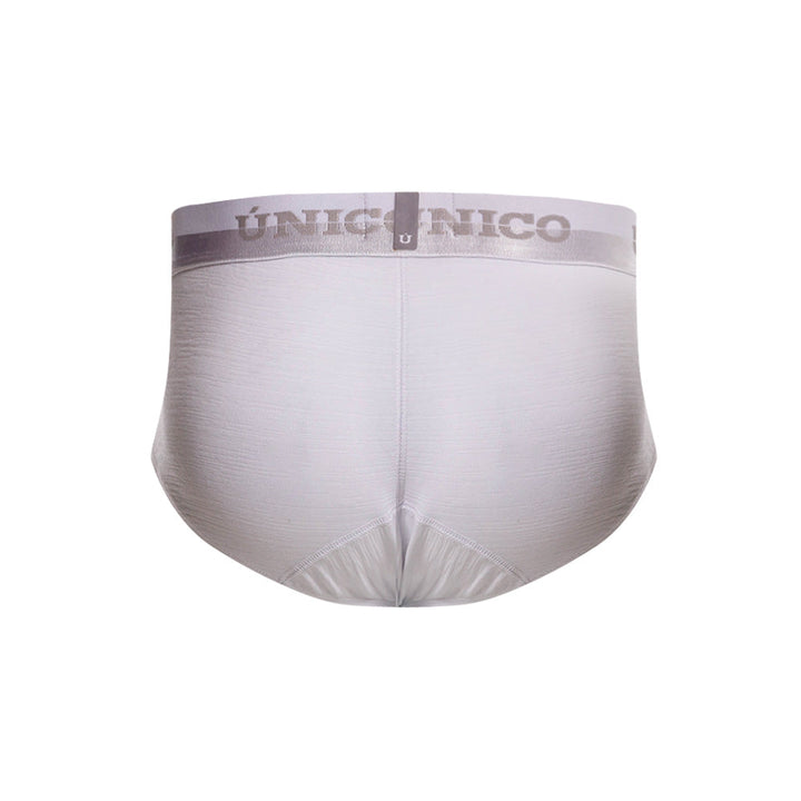 Mundo Unico Men's Yeniseos Solid Boxer Briefs - White