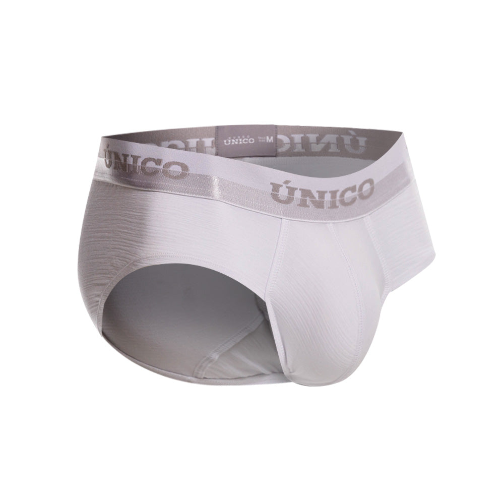 Mundo Unico Men's Yeniseos Solid Boxer Briefs - White