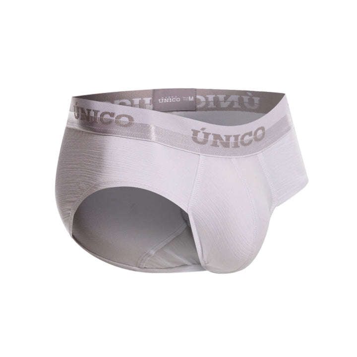 Mundo Unico Men's Yeniseos Solid Boxer Briefs - White