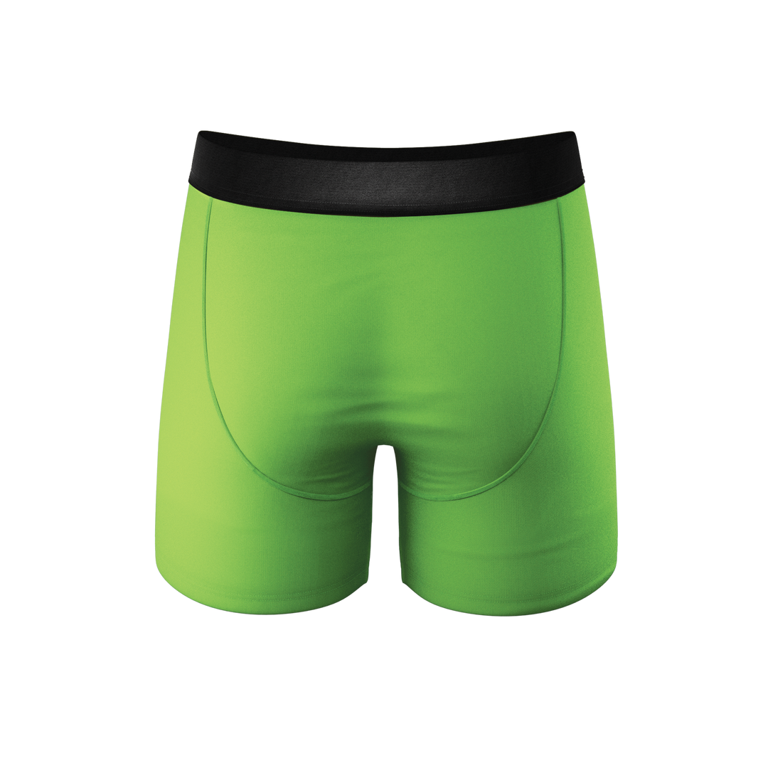 The Supernova Boxer Briefs | Bright Green Ball Hammock® Pouch Underwear