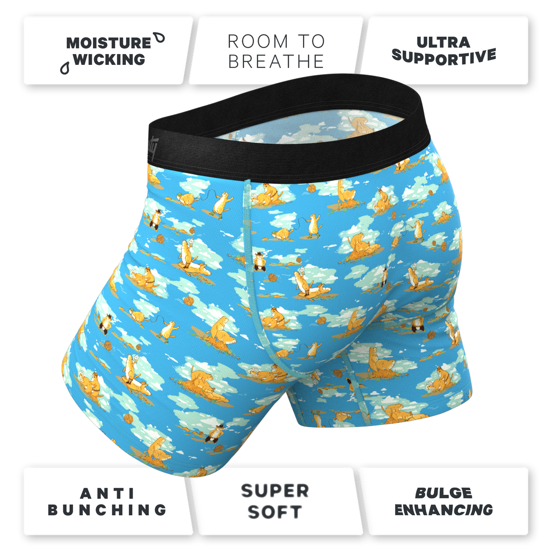 The Brokeback Mounted Prairie Dog Ball Hammock® Pouch Underwear with Fly