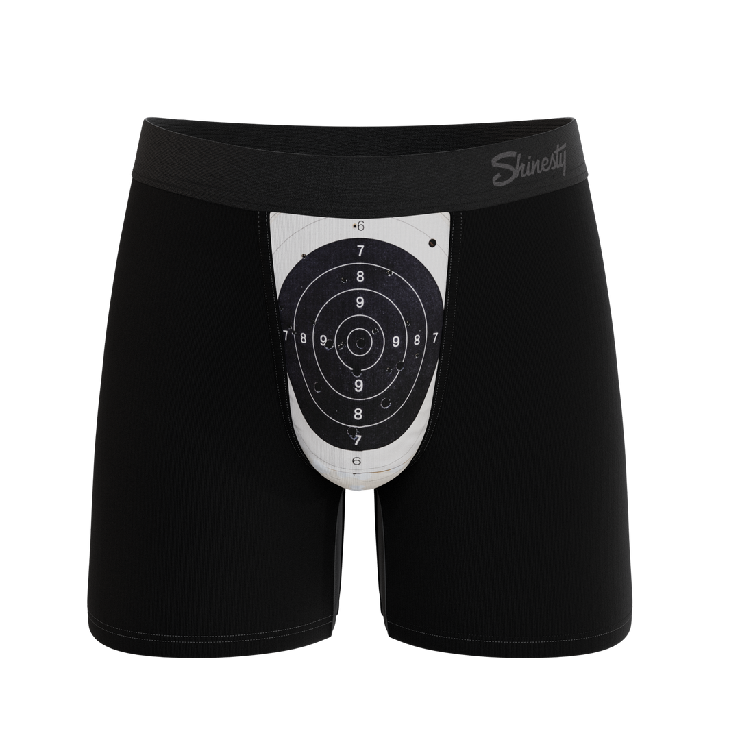 Shinesty The Bullseye target Ball Hammock pouch underwear – men's bullseye target print boxer briefs