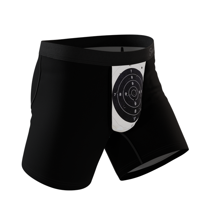 Shinesty The Bullseye target Ball Hammock pouch underwear – men's bullseye target print boxer briefs