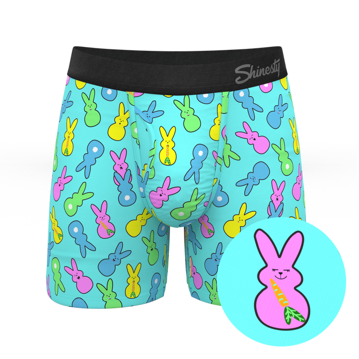 Shinesty "Bunny Business" Easter Ball Hammock® Pouch Underwear with Fly