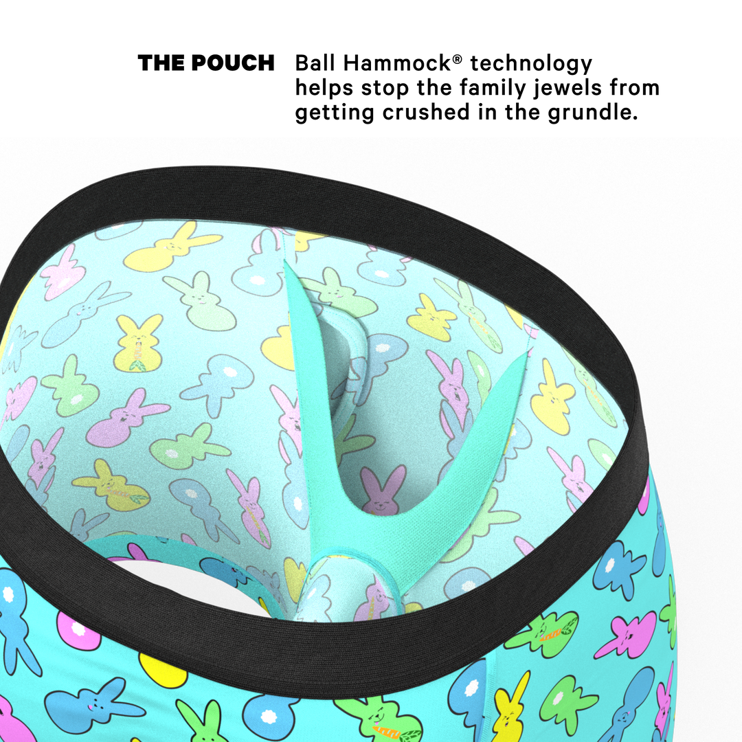 Shinesty "Bunny Business" Easter Ball Hammock® Pouch Underwear with Fly