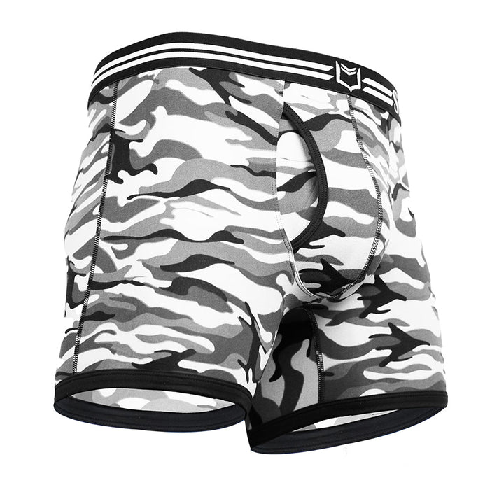 SHEATH 4.0 Polyester Camo Men's Dual Pouch Boxer Brief