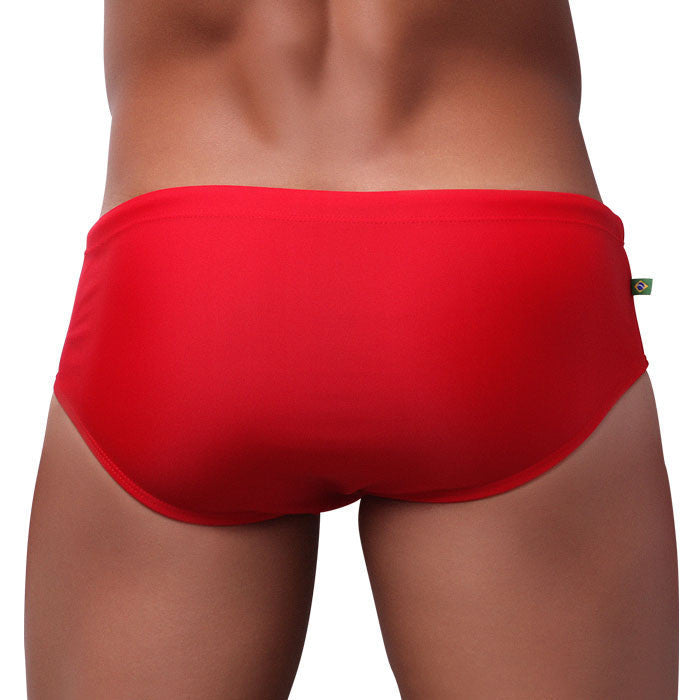 CA-RIO-CA Men's Low Rise Solids Cut Sunga Male Bathing Suit Swimwear in 