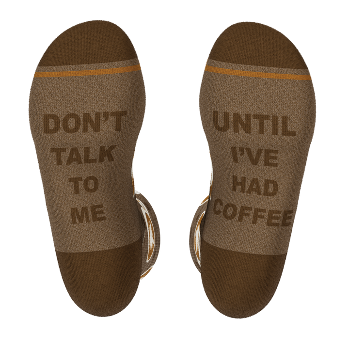 The Caf-fiend | Coffee Heel Hammock™ Crew Socks