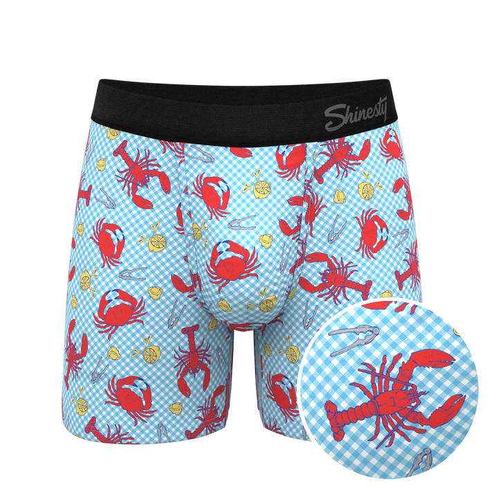 Cajun Cookout: Summer Crabs Ball Hammock® Pouch Boxer Briefs