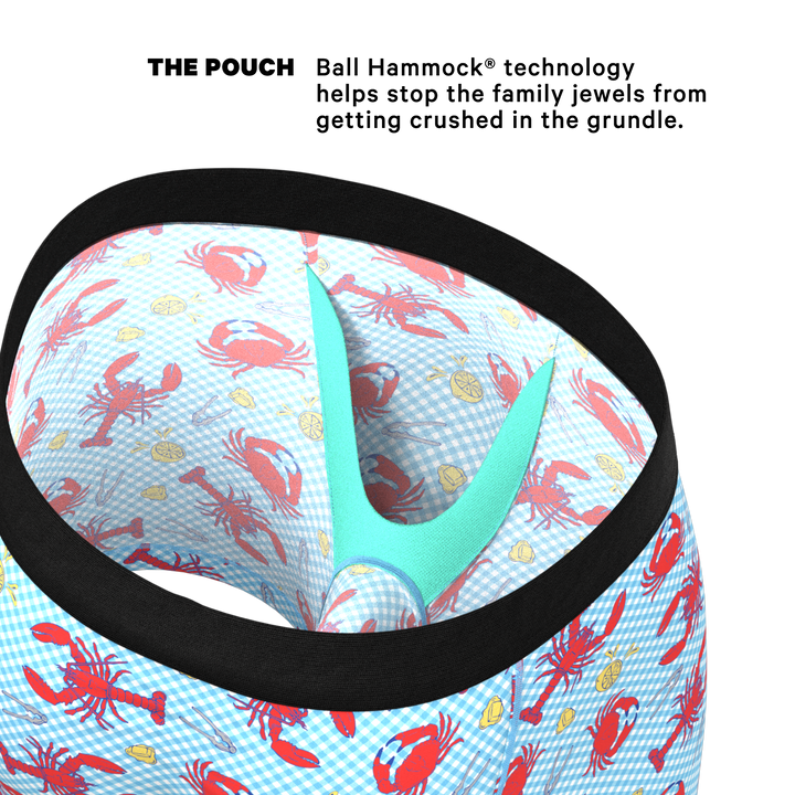 Cajun Cookout: Summer Crabs Ball Hammock® Pouch Boxer Briefs