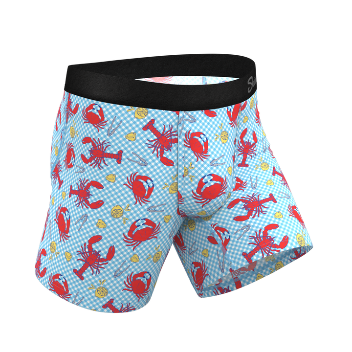 Cajun Cookout: Summer Crabs Ball Hammock® Pouch Boxer Briefs