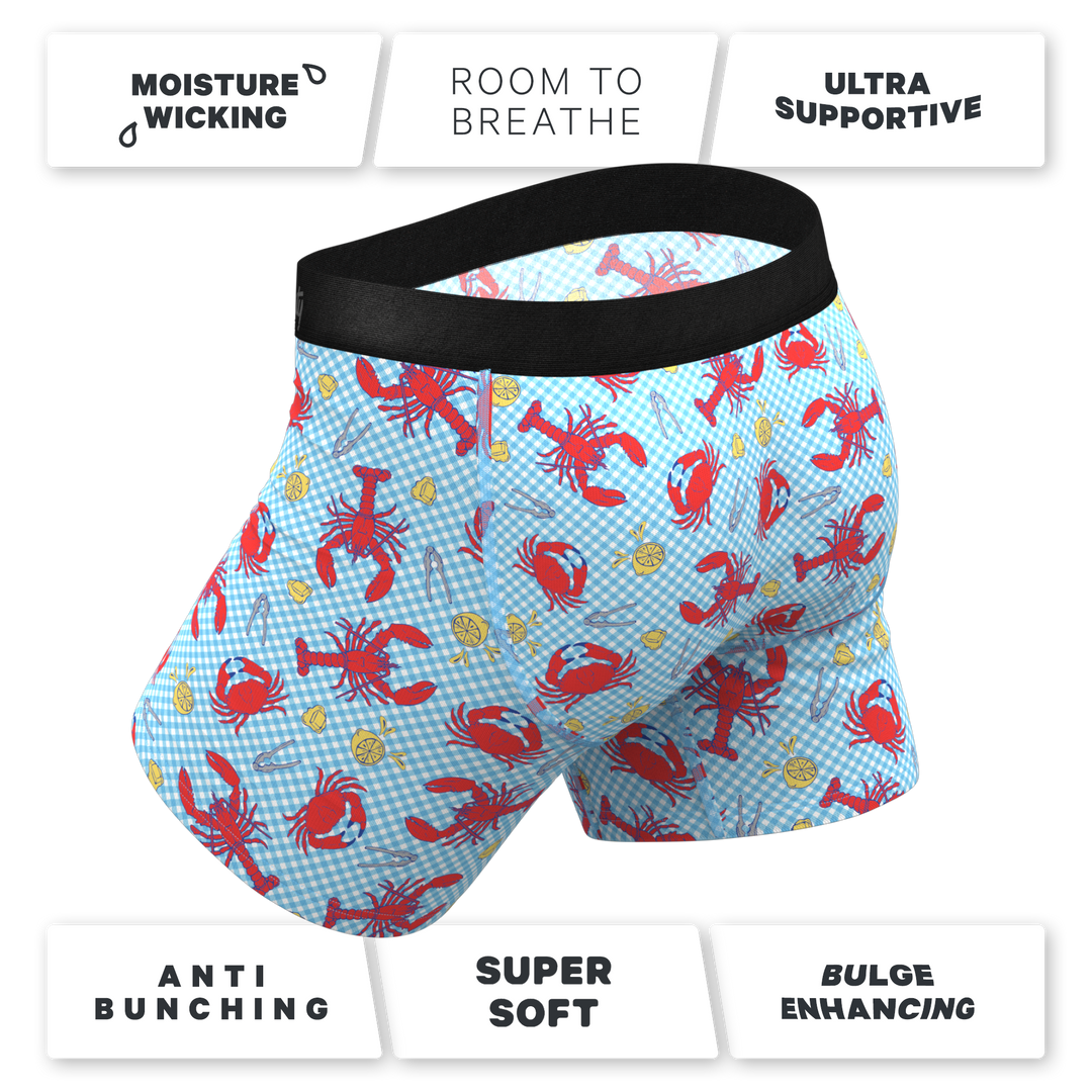 Cajun Cookout: Summer Crabs Ball Hammock® Pouch Boxer Briefs