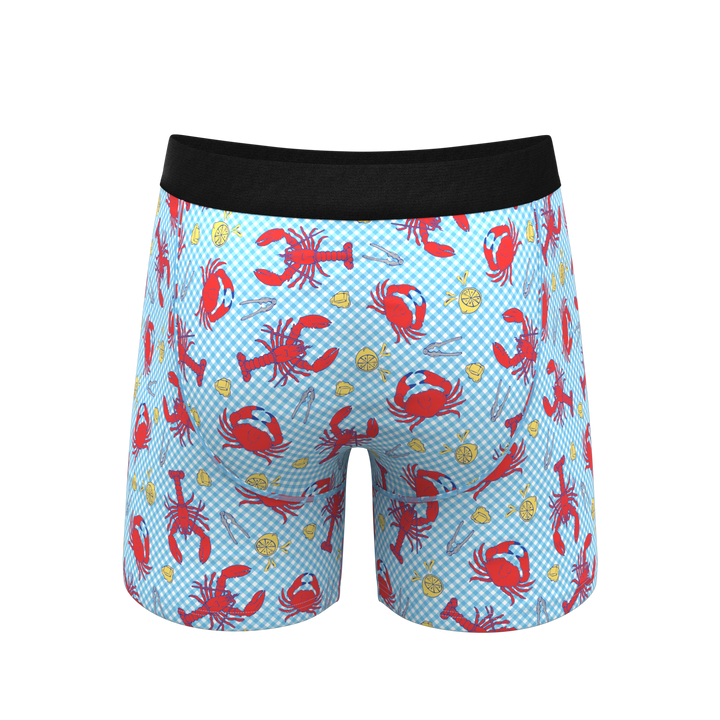 Cajun Cookout: Summer Crabs Ball Hammock® Pouch Boxer Briefs