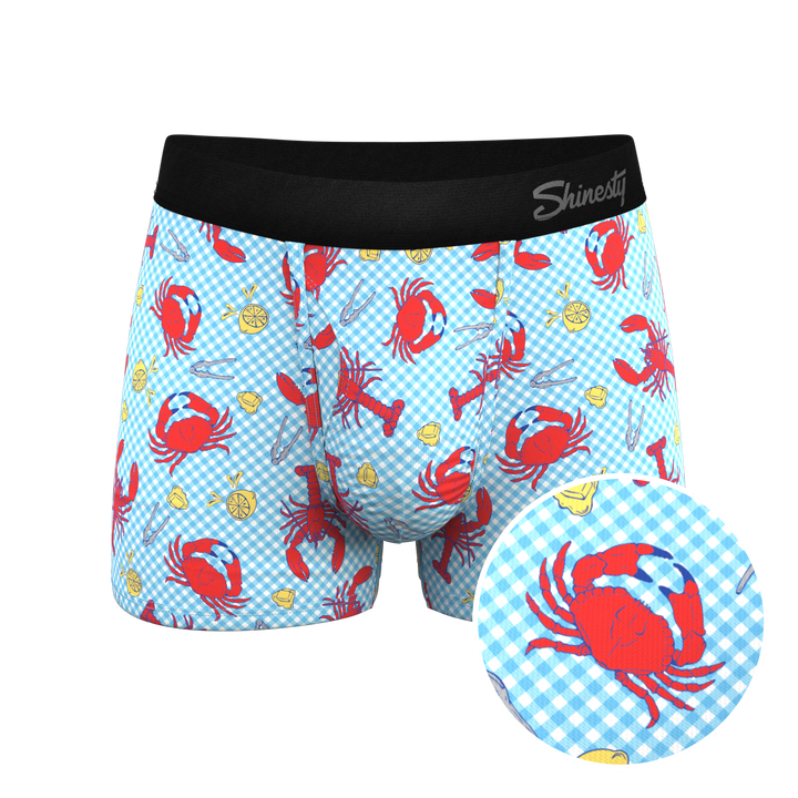 Shinesty Cajun Cookout Summer Crabs Ball Hammock® Pouch Trunks