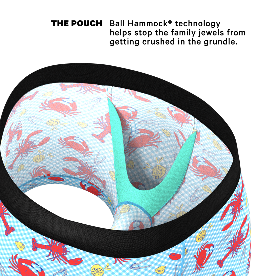 Shinesty Cajun Cookout Summer Crabs Ball Hammock® Pouch Trunks