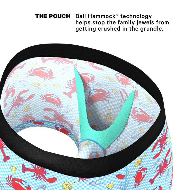Shinesty Cajun Cookout Summer Crabs Ball Hammock® Pouch Trunks