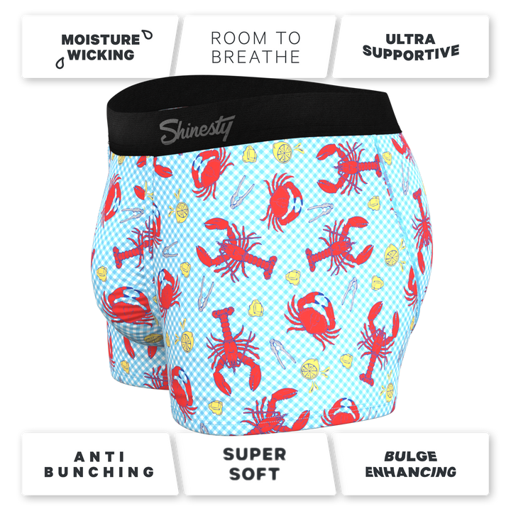 Shinesty Cajun Cookout Summer Crabs Ball Hammock® Pouch Trunks