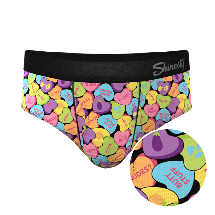 Shinesty "Candy Crush" Candy Hearts Ball Hammock® Pouch Briefs