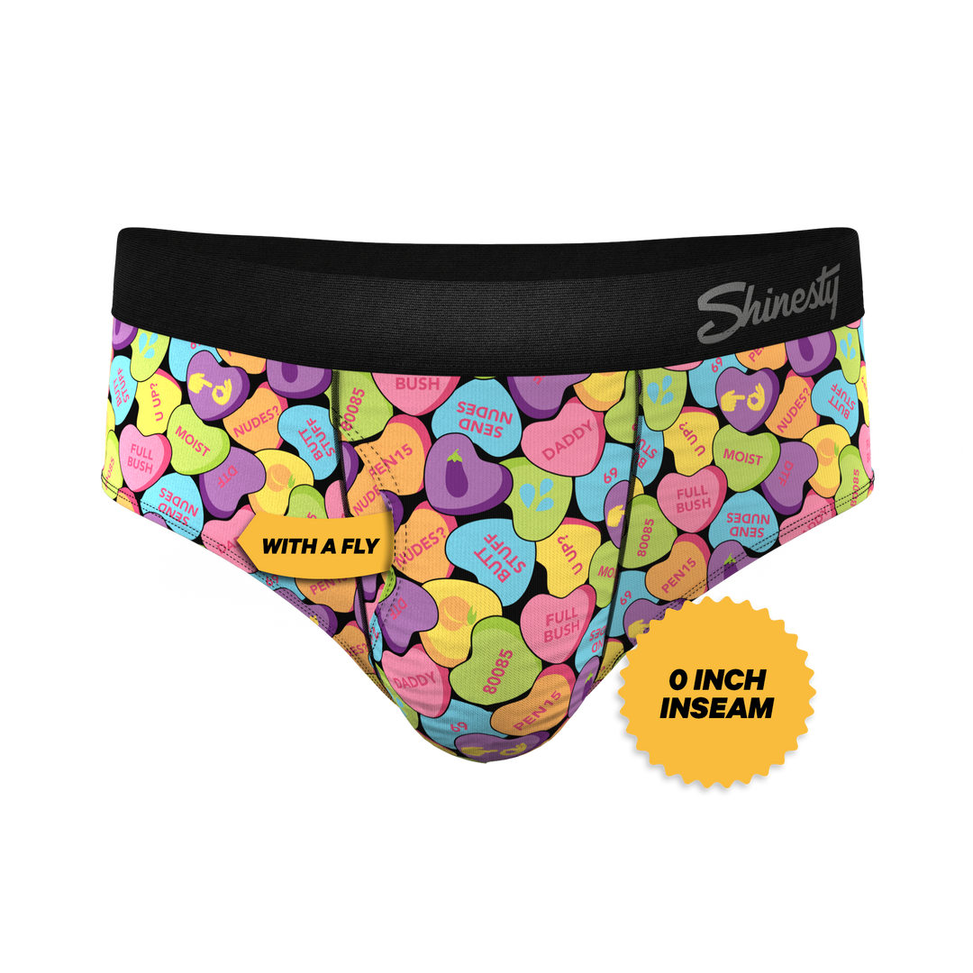 Shinesty "Candy Crush" Candy Hearts Ball Hammock® Pouch Briefs