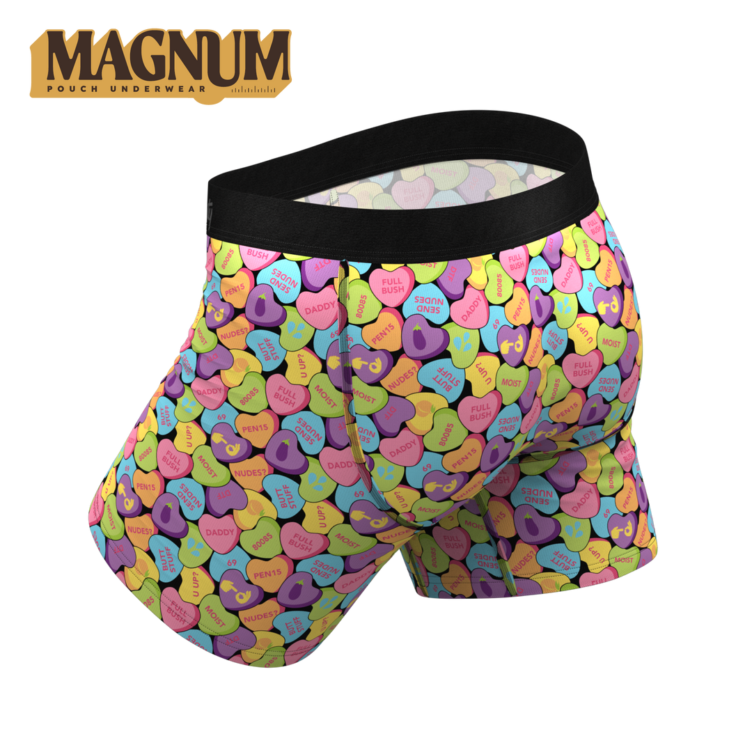 The Candy Crush | Candy Hearts Ball Hammock® Magnum Big Pouch Underwear
