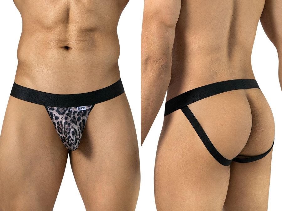 CandyMan Wild Microfiber Men's Jockstrap in Leopard Print – men's jockstraps