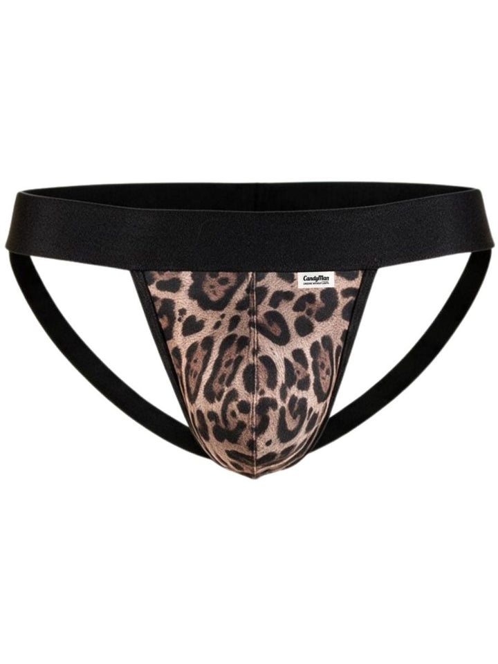 CandyMan Wild Microfiber Men's Jockstrap in Leopard Print – men's jockstraps
